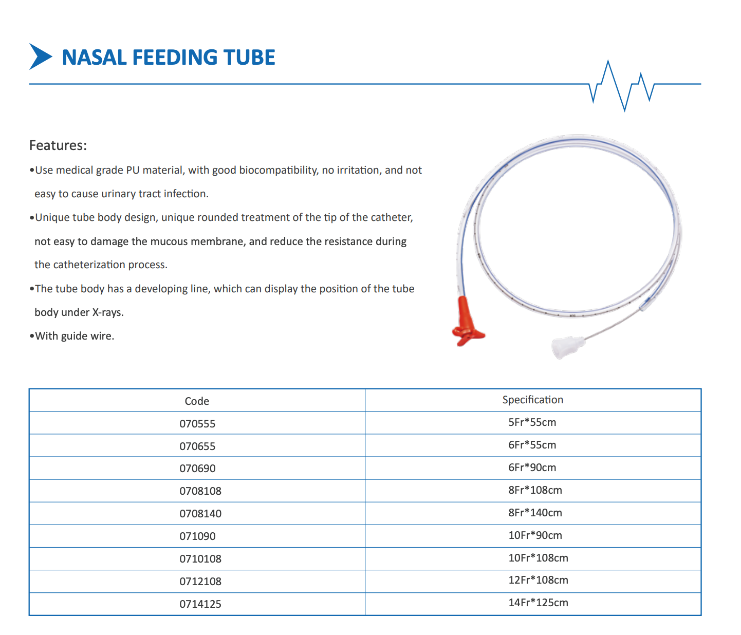 Anton Veterinary Nasogastric Feeding Tube