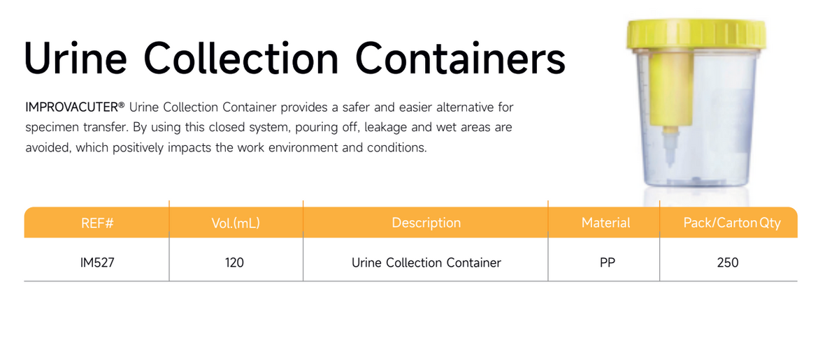 IMPROVACUTER® Urine Collection Container