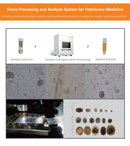 For Veterinary Use only IMPROVE Feces Processing and Analysis System
